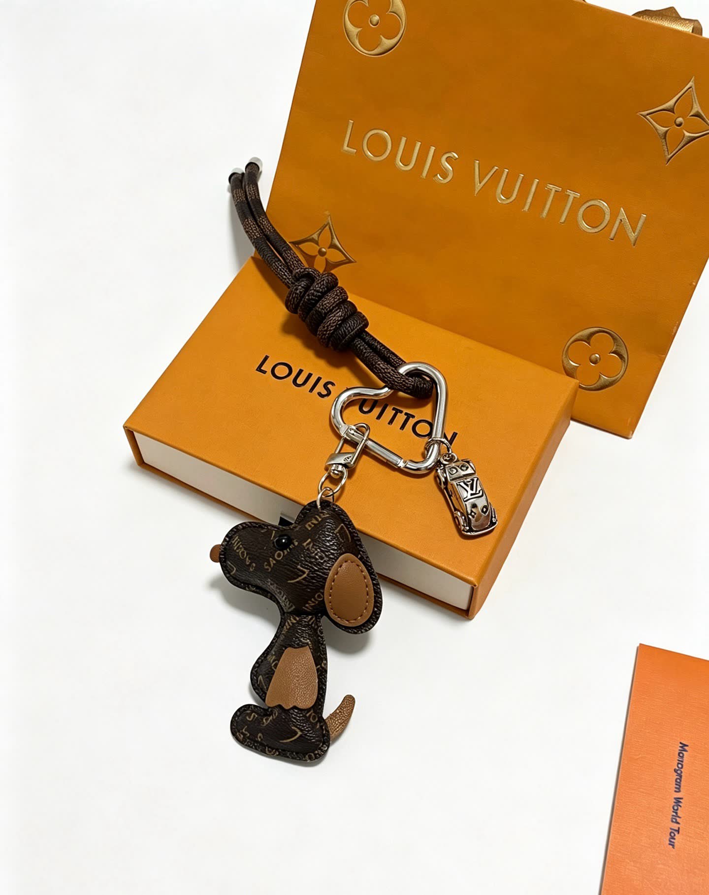Louis Vuitton Monogram Dog Keychain